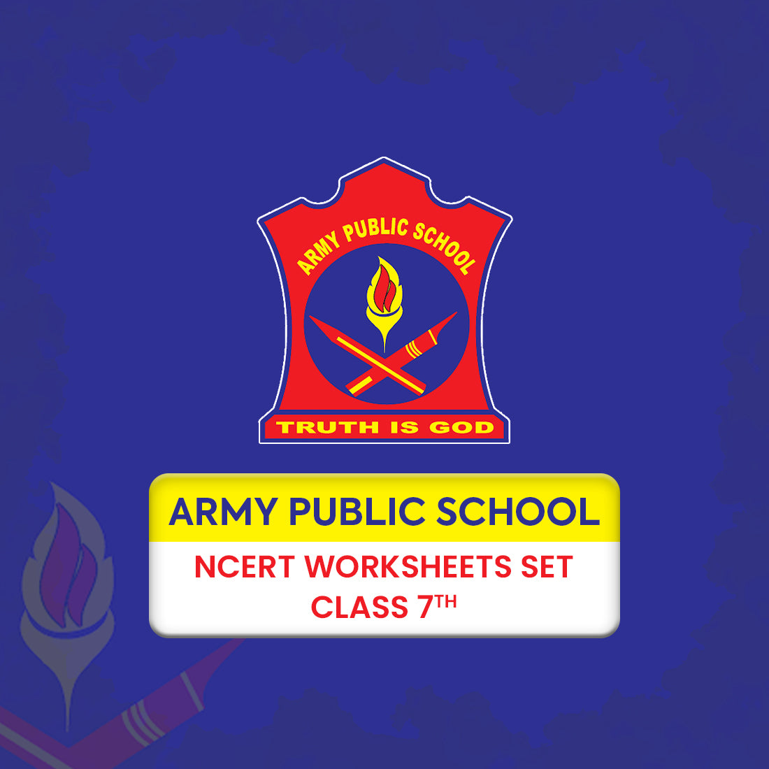Army Public School Class 7 Worksheet Set