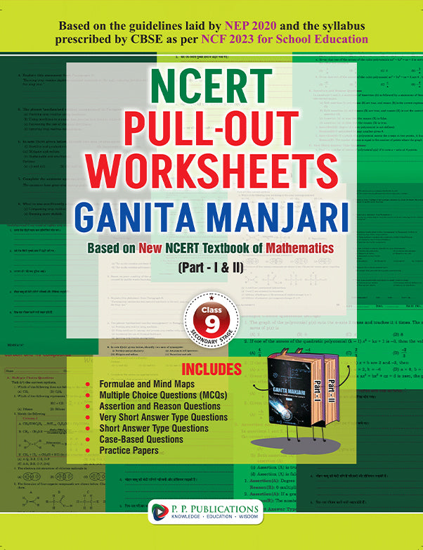 NCERT Pull-Out Worksheets Ganita Manjari Mathematics Class 9 Part I & II