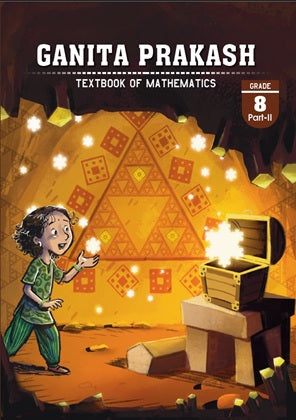 Ganit Prakash- II Mathematics Part 2 Textbook for Class 8 (English Medium)