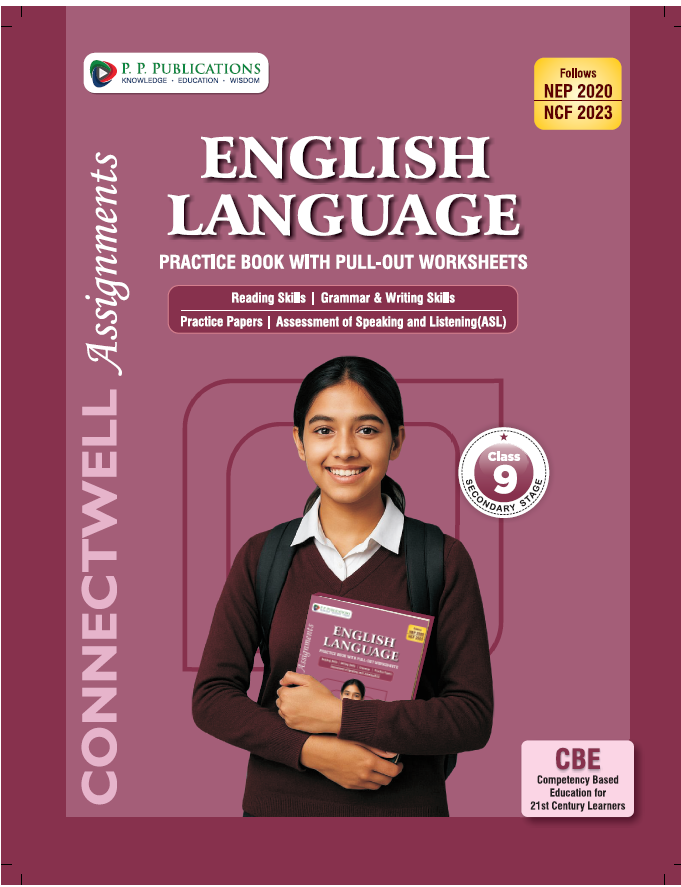 CBSE ENGLISH LANGUAGE PRACTICE BOOK WITH PULL-OUT WORKSHEETS CLASS-9