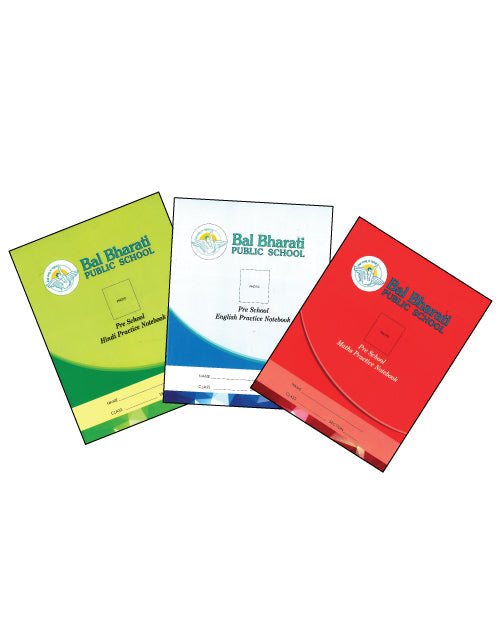 Notebooks for Pre School (Set of 3 notebooks)